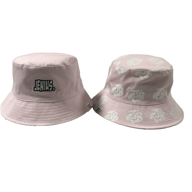 Venda imperdível chapéu de balde reversível de impressão completa de algodão personalizado da moda com logotipo bordado (2)