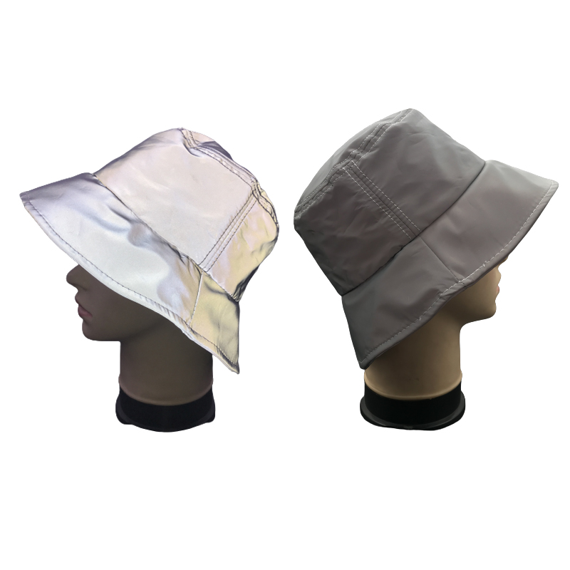 Hot sale Fashion Custom Blank reflective bucket hat (6)